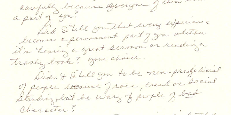 My Mother’s Letters
